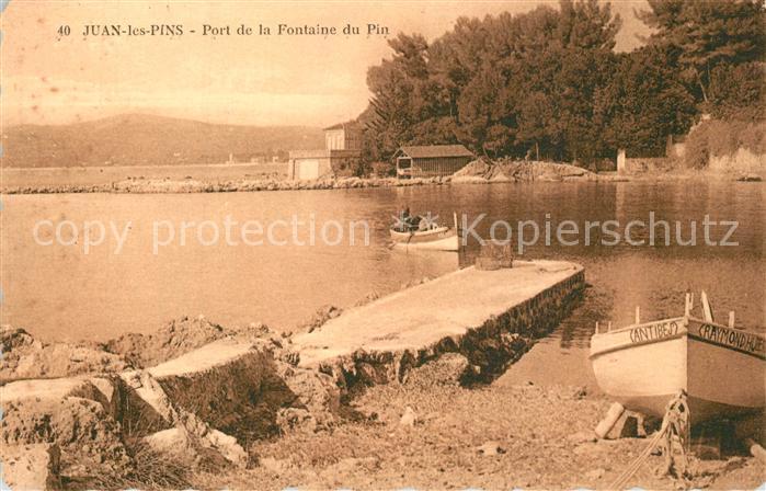 Juan-les-Pins Antibes 06 Port de la Fontaine du Pin Côte d Azur