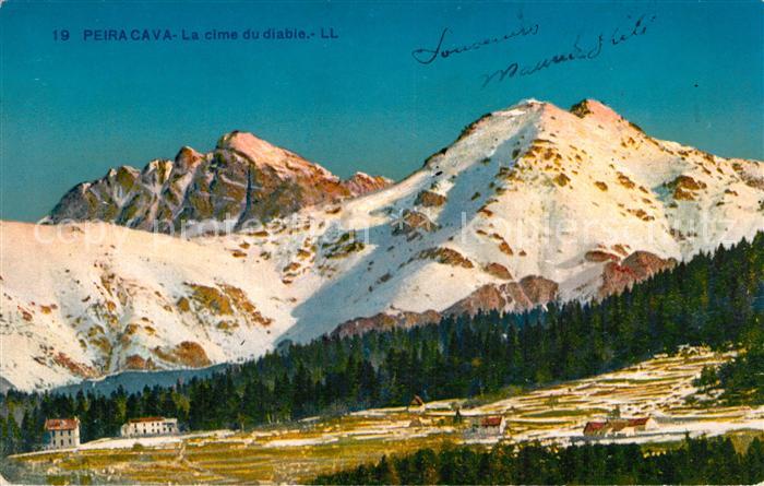 Peira-Cava Cime du Diable Alpes Francaises