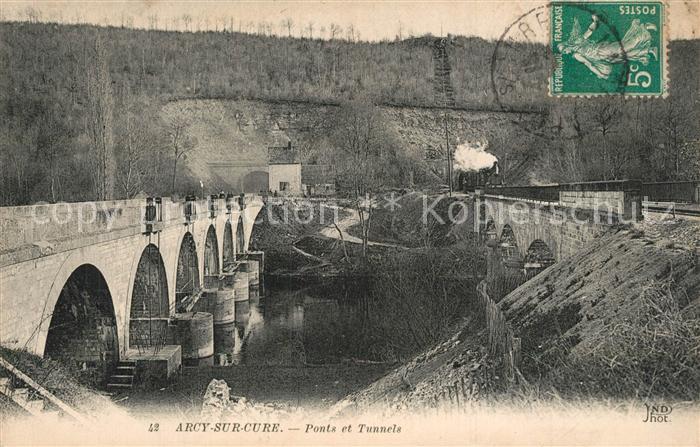 Arcy-sur-Cure Yonne Ponts et Tunnels