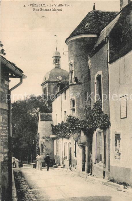 Vezelay Vieille Tour Rue Etienne Marcel