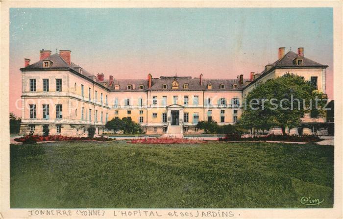 Tonnerre Hôpital et ses jardins