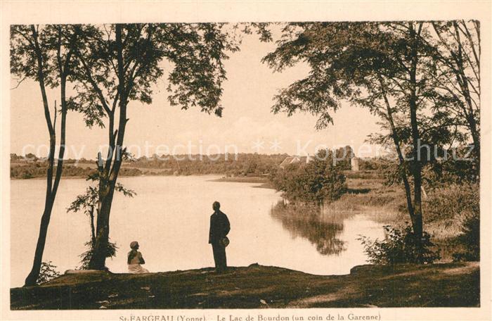 Saint-Fargeau Yonne Lac de Bourdon coin de la Garenne