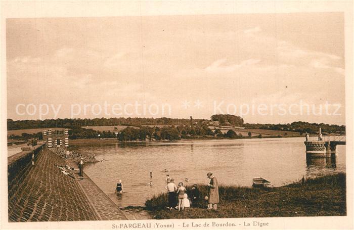Saint-Fargeau Yonne Lac de Bourdon