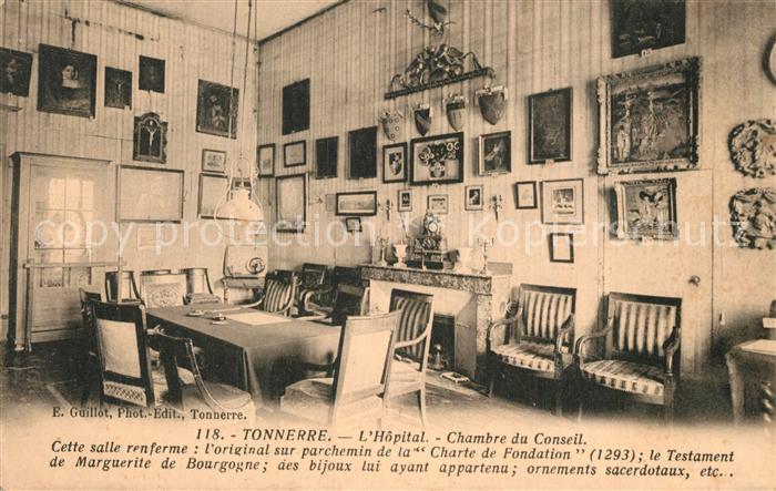 Tonnerre Hôpital Chambre du Conseil
