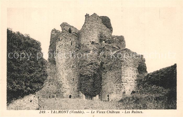 Talmont-Saint-Hilaire Vieux Chateau Ruines