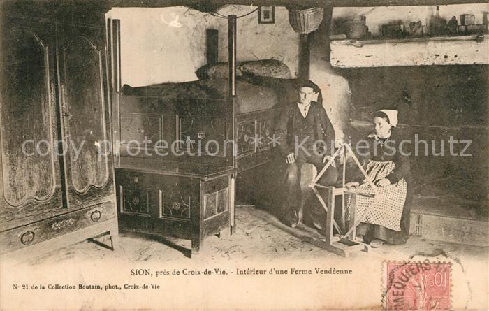 Sion sur Ocean Intérieur d une ferme vendéenne
