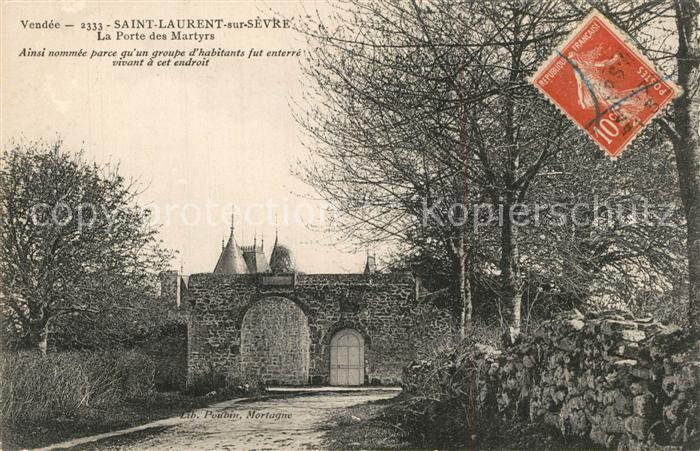 Saint-Laurent-sur-Sevre Porte des Martyrs