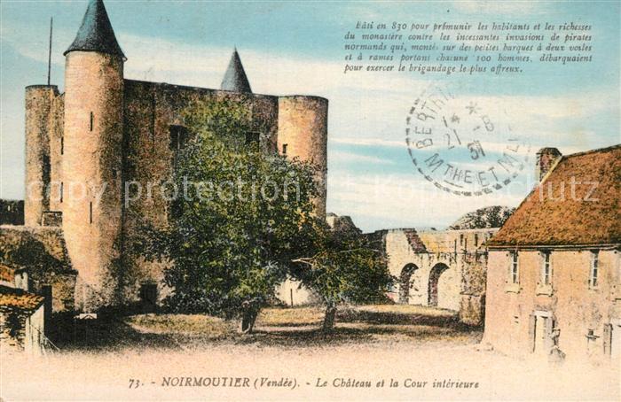 Noirmoutier-en-l Ile Chateau et la cour intérieure
