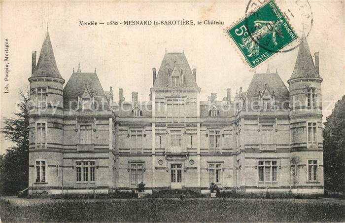 Mesnard-la-Barotiere Chateau Schloss
