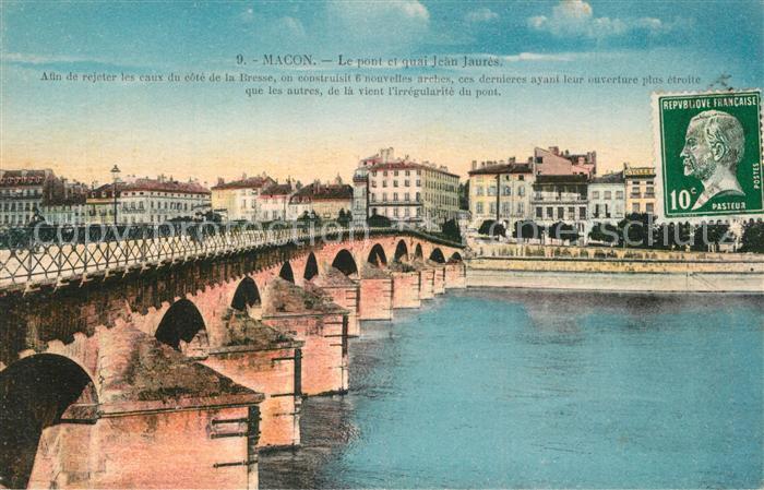 Macon 71 Pont et Quai Jean Jaurès
