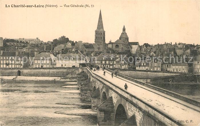 La Charite-sur-Loire Pont et vue Generale