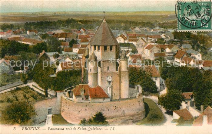 Provins Panorama pris de Saint Quiriace