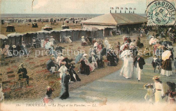 Trouville-sur-Mer La plage et les planches