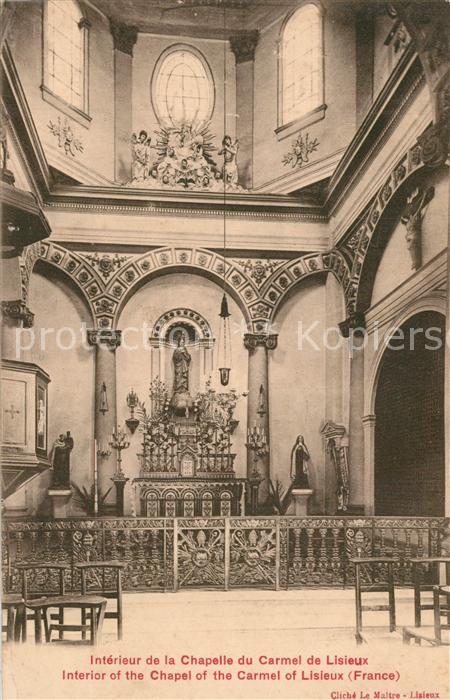 Lisieux Intérieur de la Chapelle du Carmel