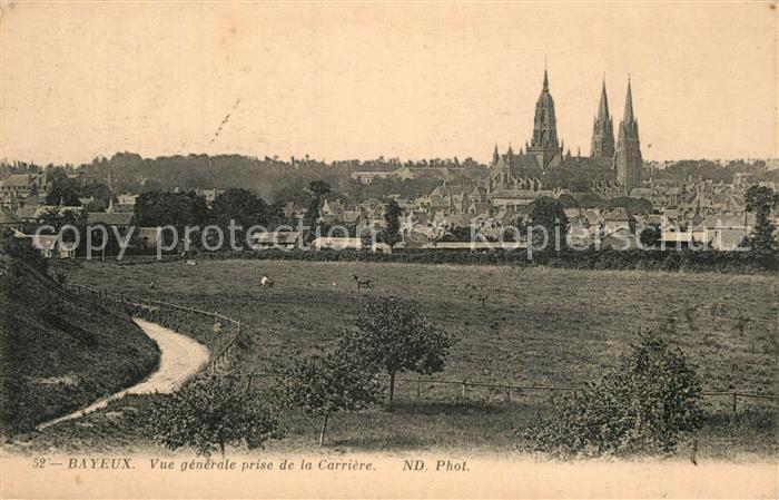 Bayeux Vue Generale prise de la Carrière
