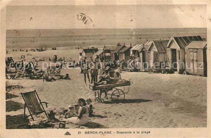 Berck-Plage Descente a la plage