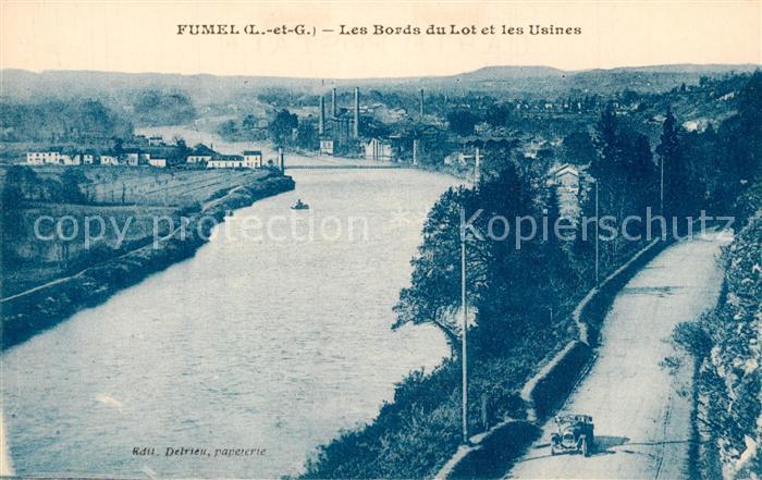 Fumel Les Bords du Lot et les Usines