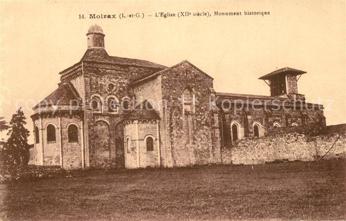 Moirax Eglise XIIe siècle Monument historique