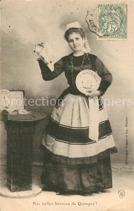 Quimper Nos belles faiences Costumes Trachten