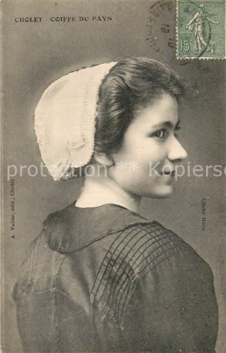 Cholet Coiffe du pays Kopfschmuck Trachten