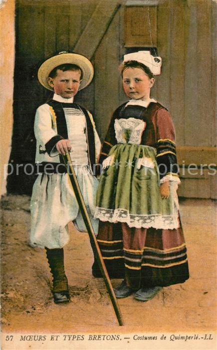 Quimperle Costumes des enfants Kindertrachten