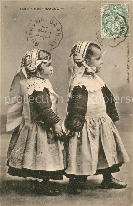 Pont-l Abbe Fille et Gâs Enfant Costumes Kindertrac