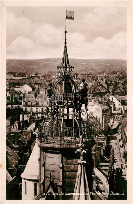 Dijon 21 Le Jacquemart de l'Eglise Notre Dame