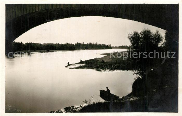 Marmande La Garonne au Pont de pierre