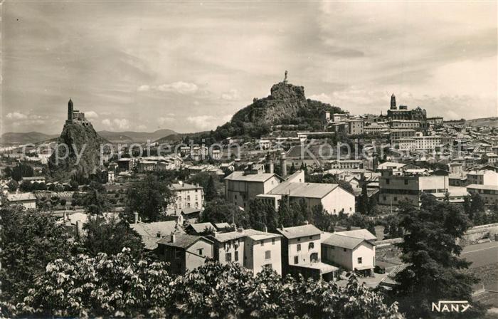 Le Puy-en-Velay Vue Generale avec les Trois Rochers