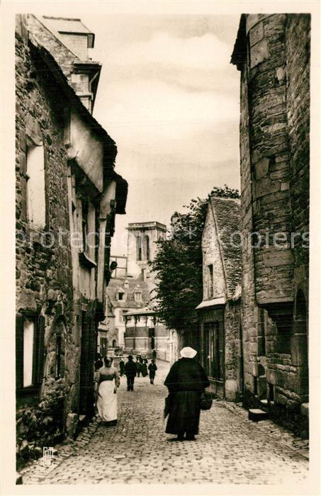 Lannion Vieilles maisons de la Rue Duguesclin