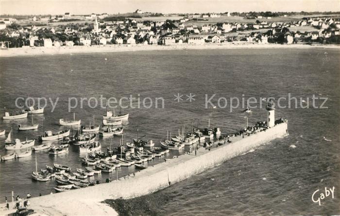 Erquy Le port et la Plage du Centre vue aérienne