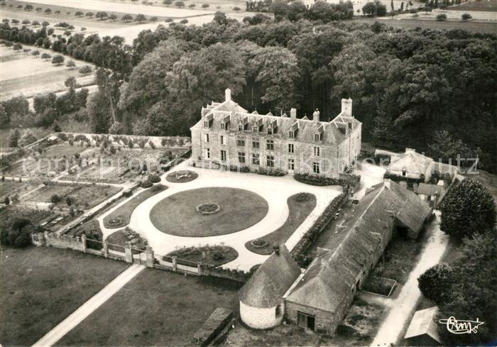 La Gacilly Chateau de la Forêt Neuve vue aérienne
