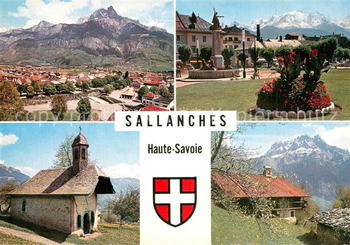 Sallanches Vue Generale Alpes Parc Monument Chapelle
