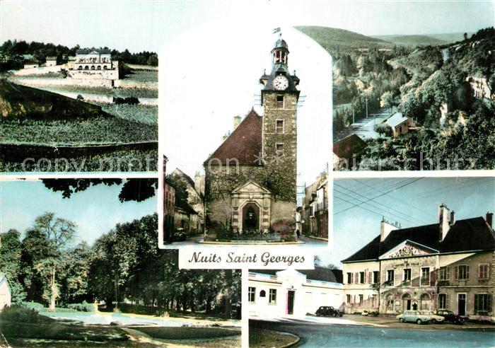 Nuits-Saint-Georges Chateau gris Beffroi Vallee de la Sérée Parc Municipal Hôtel