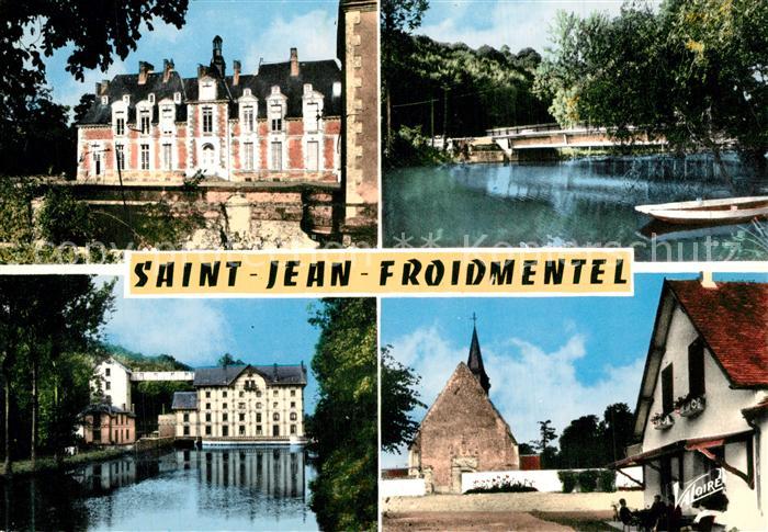 Saint-Jean-Froidmentel Chateau Pont Moulin Place