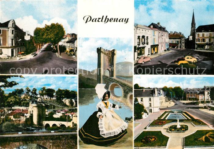 Parthenay Avenue de la Gare Place du Donjon Tour Saint Jacques Place Robert Bigo