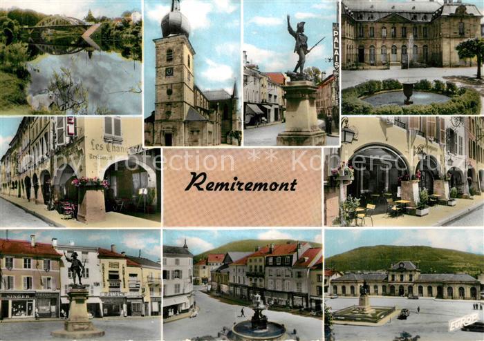 Remiremont Vosges Vues partielles Monuments Eglise Bâtiments