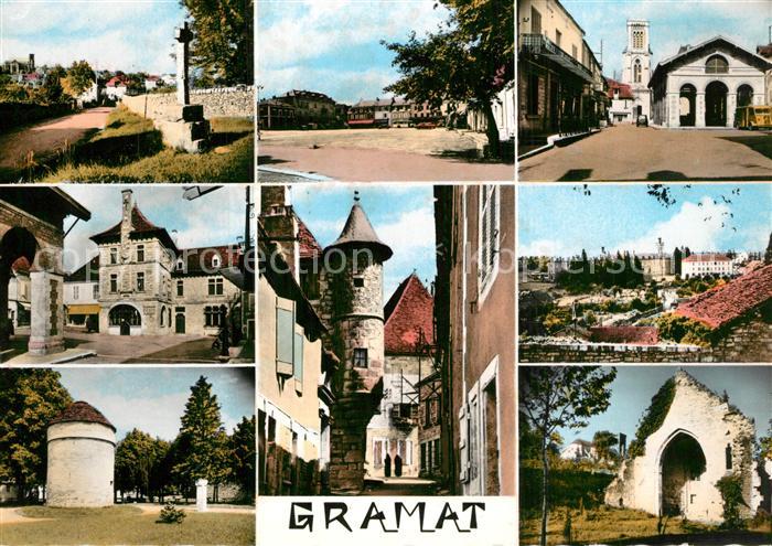 Gramat Vue vers le Bourg Place de la Républiqu