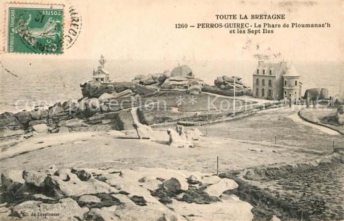 Perros-Guirec Le Phare de Ploumanach et les Sept Iles