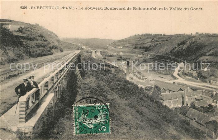 Saint-Brieuc Cotes-d Armor Le nouveau Boulevard de Rohannech et la Vallee du Gou