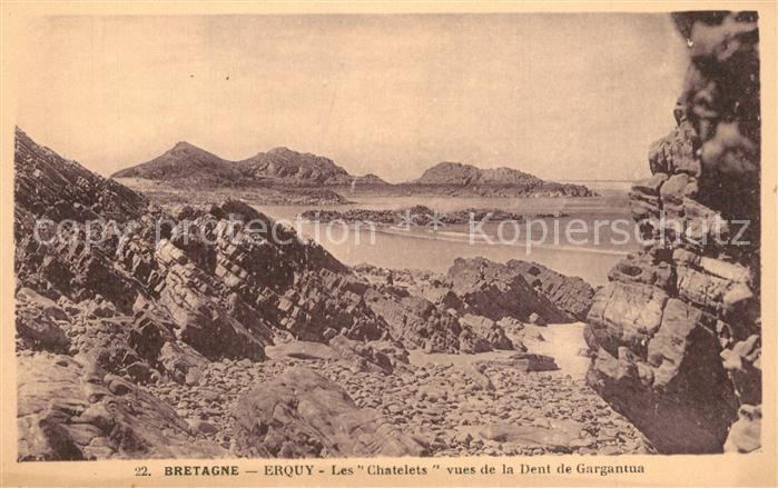 Erquy Les Chatelets vues de la Dent de Gargantua