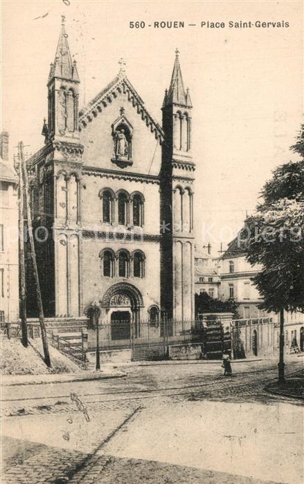 Rouen Place Saint Gervais