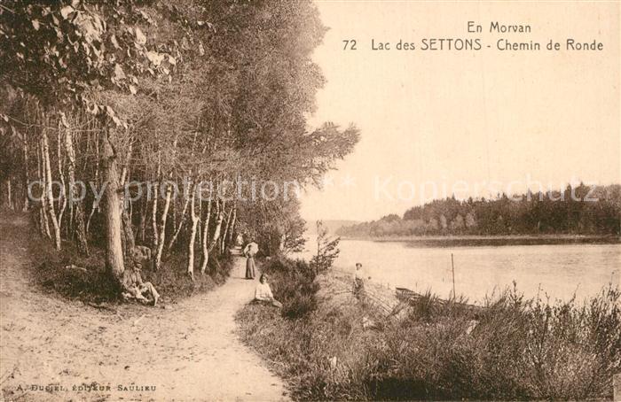 Les Settons Lac des Settons Chemin de Ronde