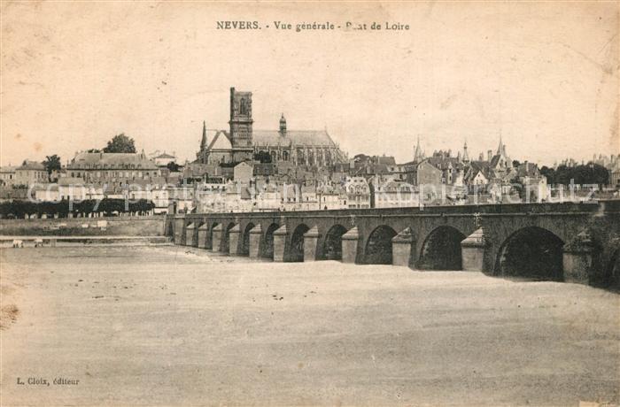 Nevers 58 Vue generale Pont de Loire