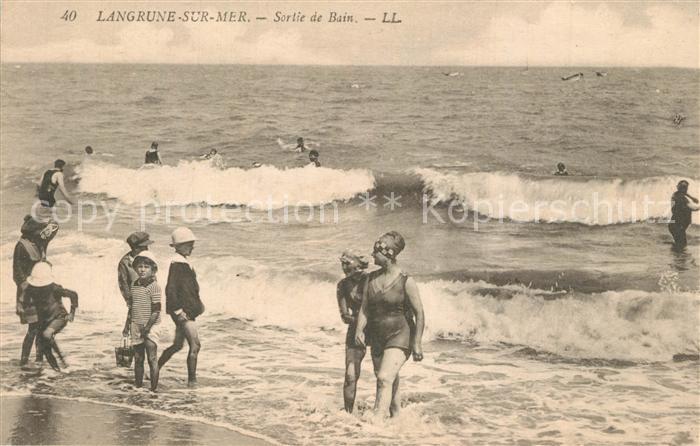 Langrune-sur-Mer Sortie de Bain