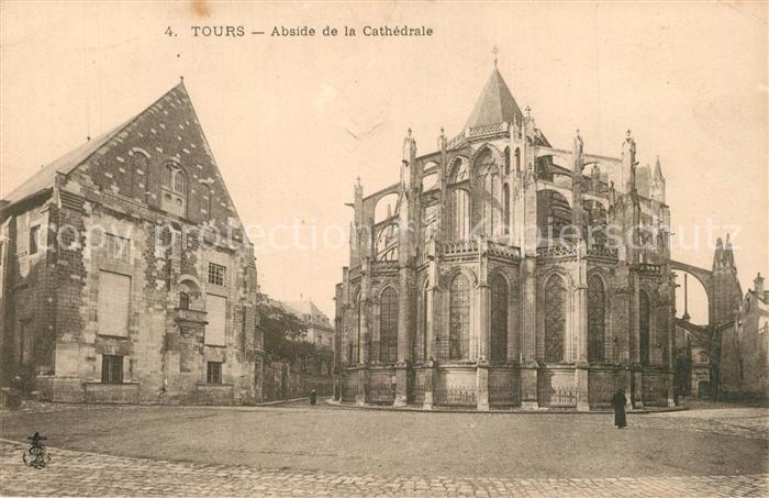 Tours Indre-et-Loire Abside de la Cathedrale