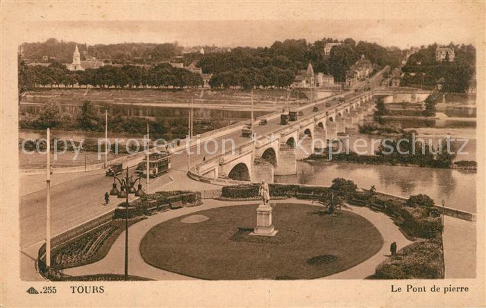 Tours Indre-et-Loire Le Pont de pierre
