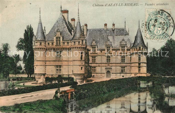 Azay-le-Rideau Chateau Facades orientales