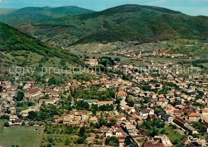Buhl Guebwiller Vue d’ensemble aerienne avec la Vallee