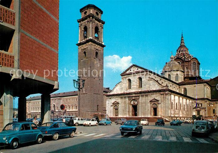 Torino Il Duomo S Giovanni Battista Il Campanile e la Capelle della S Sindone